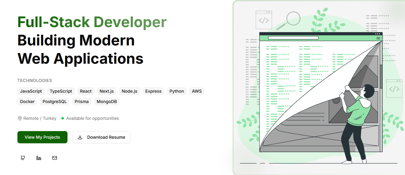 Screenshot of Cloud Resume Challenge - Personal Portfolio project